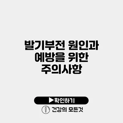 발기부전 원인과 예방을 위한 주의사항
